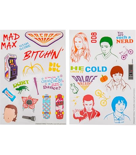 Paladone - Stranger Things 5 LED Bike Lights and stickers | Günstig