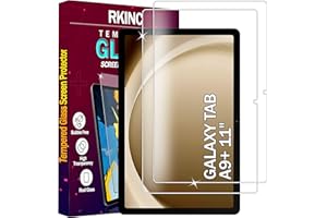 RKINC Verre Trempé [Lot de 2] pour Samsung Galaxy Tab A9+/A9 Plus 11 Pouces, Galaxy Tab A9+ 2023 (SM-X210/X215/X216), Film Protection écran, Dureté 9H 0,33 mm HD Glass [sans Bulles d'air]