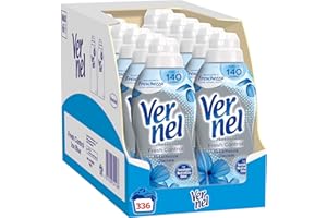 Vernel Fresh Control Weichspüler, geruchsneutralisierend, frostig frisch, 12 x 700 ml