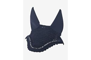 LeMieux Diamante Acoustic Fly Hood with Soundproof Micro Foam - Soft Bamboo Lining - Comfortable Fit Sport Horse Wear