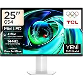 TCL 25G54 Ofis ve &Ccedil;alışma Monit&ouml;r&uuml; 24.5" 144Hz Fhd Mini LED IPS Panel Ev, Okul ve Iş Ekranı (Hdmı+Vga, 84 B&ouml;lge, 450 Nits) (T