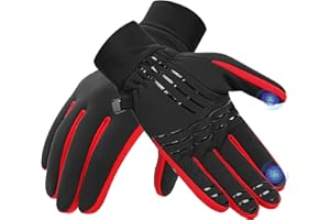 INBIKE Guantes de Ciclismo para Hombre Inbierno Térmicos Cálidos y Cortaviento Pantalla Táctil Mujer Forro Polar Multifunción WF709