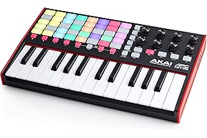 Akai Professional APC Key 25 MK2 - Clavier MIDI USB 25 Touches pour Lancer des Clips sur Ableton Live Lite, 40 Pads RGB et 8 Molettes
