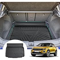 Tappeto Bagagliaio Per Volkswagen T-Roc 2018-2023 - Fodera Protettiva Impermeabile, Colore Nero - Foto 5
