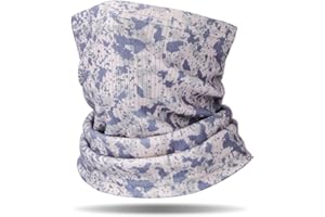 GXCROR Neck Warmer Unisex Neck Gaiter Face Mask Tubular Multifunctional Headwear lightweight Warm Snood Face Scarf Windproof Neck Warmer Men for Motorcycle Cycling Running Hiking