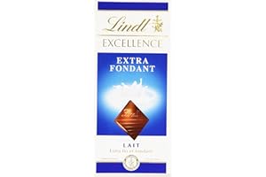 Lindt - Tablette EXCELLENCE Lait Extra Fondant - Chocolat au Lait, 100g