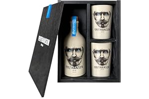 ‎KNUT HANSEN DRY GIN KNUT HANSEN DRY GIN Geschenk-Set | Weltweit ausgezeichnet | 0,5L KNUT HANSEN GIN inklusive 2 Keramik-Becher 0,5L