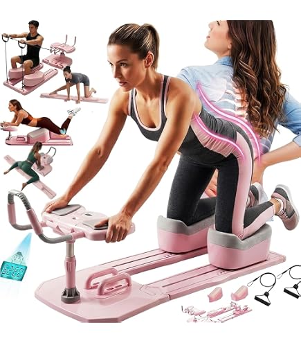 6-in-1 Wervelkolom-twisttrainer – Taille- En Rugtrainer Met Timer, Voor Thuis, Compact En Stevig