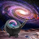 Proiettore Stelle Galassia Universo Proiettore Luce Notturna LED Stellata Cadrim 3 in 1 Musica Altoparlante Telecomando Timer