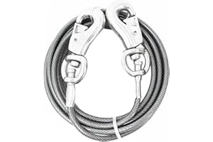 BOSS PET Prestige Super-Beast Dog Tie-Out, 15-Feet, Direct Connection for Added Strength ('P6815-000-99)