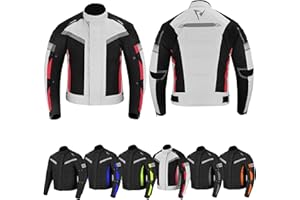 REXTEK Chaquetas de motocicleta Motociclista Impermeable Camisa de diseño de Engranajes Chaqueta cosida con remate para todo clima para hombres Adultos Niños Aprobado EN-17092