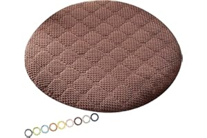 MCNDSI Round Seat Cushion, Chair Cushion, 30/40/35/50/45 cm, Seat Cushion, Cotton Seat Cushion, Chair Cushion for Outdoor, Indoor, Garden Chair, Kitchen or Dining Room Chair (K7.1PC_14INCH/35 cm)