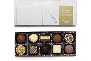 Friars Signature Chocolate Collection | 10 Luxury Assorted Belgian Chocolates | Ideal Present for Special Occasions, Birthday, Valentines, Anniversary