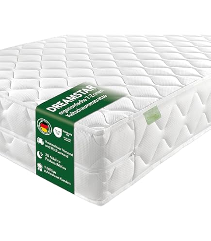 Sleepneo Matras, 90 x 200 cm, ergonomisch koudschuimmatras met 7 zones
