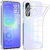 Rongep [Maxi-Clear] Samsung Galaxy A36 i&ccedil;in Şeffaf Kılıf Kamera Y&uuml;kseltili A 36 Koruyucu Esnek ve Hafif Tasarımlı Darbelere v