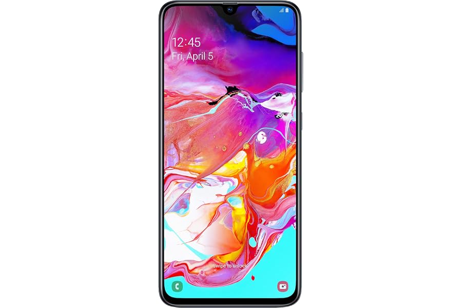 Samsung Galaxy A70 - Smartphone 4G (6,7 Zoll - 128GO - 6 GO RAM) - Schwarz - Andere Version (General