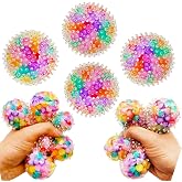 4 Adet Squishy Stres Topları Yetişkinler i&ccedil;in Fidget Oyuncaklar, Stres Giderici Sıkma Fidget Topları Parti i&ccedil;in Set Doğum G&uuml;n