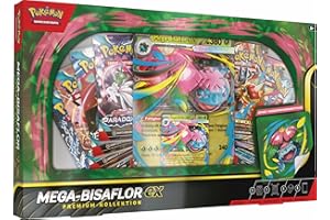 Pokémon-Sammelkartenspiel: Premium-Kollektion Mega-Bisaflor-ex (1 holografische Promokarte, 1 überdimensionale Promo-Wackelbildkarte & 8 Boosterpacks)