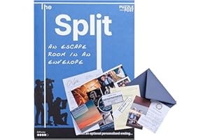 PUZZLE POST Personalised Escape Room Game | The For An Escape Room Fan | Crack The Code To Reveal The Message | Real Life Puzzle Mystery | The Split