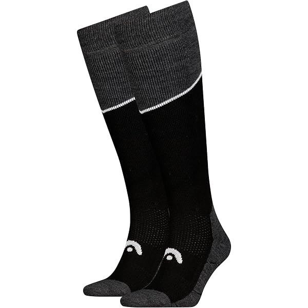 HEAD Unisex Wandersocken 2er Pack – Mit Polsterung, Belüftung & Stützung Für Mehr Komfort