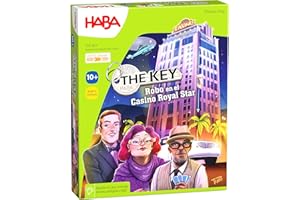 HABA 306852 - The Key – Robo en el Casino Royal Star, Juego de investigación Nivel intermedio. Más 10 años