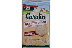 Carolin Sols Au Savon De Marseille x15 Lingettes Ultra-Imprégnées (lot de 4 soit 60 lingettes)