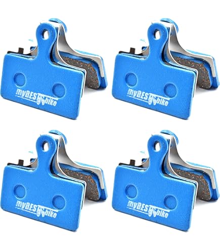 Plaquettes De Frein Vélo Borgen – 2 Paires, Semi-métalliques, Compatibles Shimano Saint, SLX, XT, ZEE, Etc.