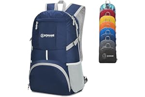 ZOMAKE 35L Sac a Dos Pliable Léger - Sac à Dos Pliable De Randonnée Packable Daypack Pour Femme Homme Sports Et Plein Air