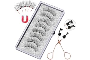 FINEVERNEK magnetyczne rzęsy 3D magnetyczny klips do rzęs zestaw do rzęs ręcznie miękki magnetyczny sztuczne rzęsy z zalotka 8 sztuk
