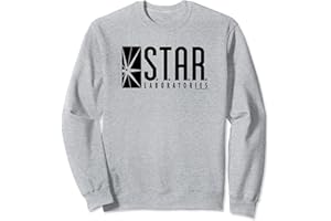 COTTON SOUL The Flash TV Series S.T.A.R. Labs Black Grey Sweatshirt