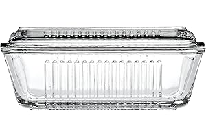 PASABAHCE Beurrier en verre/pot à beurre