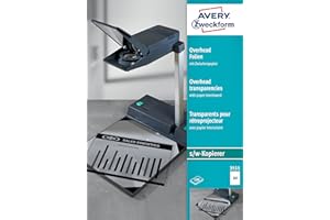 Avery Zweckform 3555 Copier Transparencies Clear Pack of 100