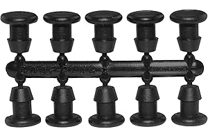 COST WISE Micro irrigation pipe fitting: 4mm barbed plug (pack of 10), automatic garden irrigation