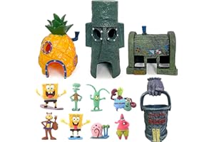 MeYuxg Decorazione per acquario, ornamento per serbatoio di pesce, paesaggio, ananas, casa, acquario, grotta per decorazione subacquea, serbatoio di pesce, decorazione in plastica