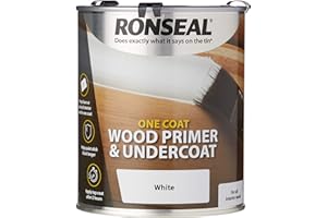 Ronseal One Coat Wood Primer and Undercoat 750ml