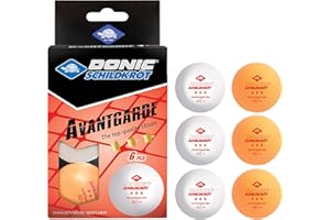 Donic-Schildkröt Balles de Tennis de Table Avantgarde 3-Étoiles, Qualité Poly 40+