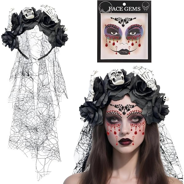 Lot De 4 Bandeaux Halloween – Serre-tête Décoratifs En Plastique, Motifs Effrayants Et Amusants (hache, Seringue, Couteau, Clé), Accessoires Pour Enfants Et Adultes, Carnaval