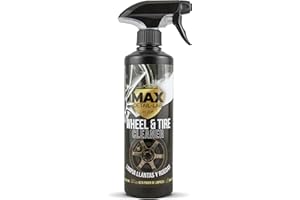 MAX DETAIL-LAB - Wheel & Tire - Pulizia Cherchi Auto Iron Remover Senza Acidi, Decontaminante Tripla Azione Senza Sfregamento, Adatto per Cerchi in Lega e Moto, Pulitore Lavaggio Detailing Car, 500ml