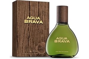 Agua Brava Eau de Cologne for Men - Long Lasting - Marine, Sporty, Fresh, Classic and Elegant Scent - Wood, Citrus, Spicy and Musk Notes - Ideal for Day Wear - 100ml