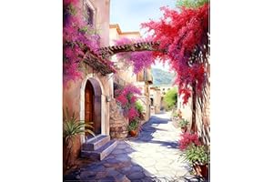 YUCCAORCHID Peinture Numero Adulte,Acryliques Peinture par Numéros pour Adultes Débutants Enfants Peinture a Numero Adulte Peinture avec 3 Pinceaux Sans cadre 40×50 cm