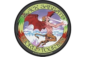 ROCKS-OFF BLACK SABBATH 1978 WORLD TOUR PATCH NEUF 10CM