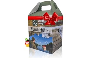 ‎ZITE Zite Fishing Wundertüte Angeln | Geschenke für Angler - Überraschungsbox mit Angelzubehör, Kleinteilen & Köder Qualität unterm Baum - Angel Sachen, Angel Geschenk, Angel-Mystery-Box, Geschenk Angler.