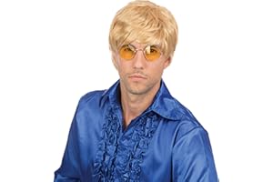 BRISTOL NOVELTY RUBIES BW069 Short Blonde Male Wig, One Size Halloween Halloween