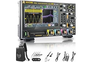 RIGOL MHO98 Digital Oszilloskop, 1GHz, 4GSa/s, 12-Bit, 4+16 Kan, Wi-Fi & Bluetooth, Type-C Strom, Integrierter AFG, Ultrakompakt