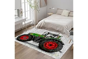 Tehocwiz Kits de Crochet de Loquet Point de Croix Kit Tapis Point Noué à Faire CréAtion de Tapis et Canvas Kit 69 x102 cm Latch Hook Kit de Tapisserie pour Adultes, Débutants