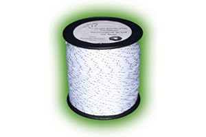 Handelsminister.com 1,25mm Drachenschnur Dacron für Thermikschnüffler 100m 200m 300m 400m 500m Leine 60daN für Einleiner PES