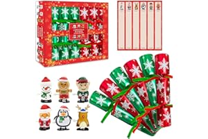 POPOYU Świąteczne upominki z niespodzianką, 4 sztuki upominków bożonarodzeniowych, z zabawkami Fidget, dekoracja świąteczna