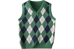 KID1234 Boys Jumper Kids Knit Vest Cotton Knitwear Sleeveless Sweater Pullover 4-14 Years Kids Clothes