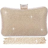 HARPIMER Bolso Fiesta Mujer, Clutch Bolso de Noche Boda Ceremonia Novia  Cartera de Mano con Anillo Diamante (Dorado) : Amazon.es: Zapatos y  complementos
