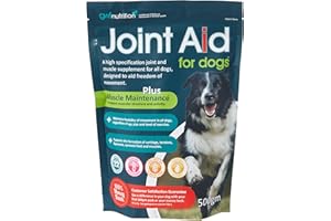GWF Nutrition Joint Aid For Dogs - Essential Hip & Joint Supplement with Muscle Maintenance for Dogs of All Ages - 500 gm